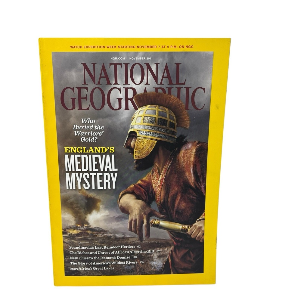 National Geographic Magazine November 2011 England's Medieval‎ Mystery, Iceman